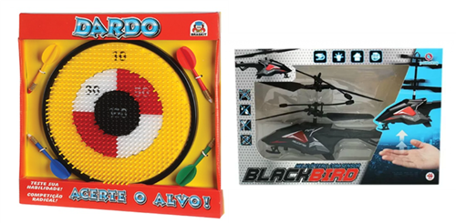 Kit Dardo + Helicóptero Black Bird Com Sensor