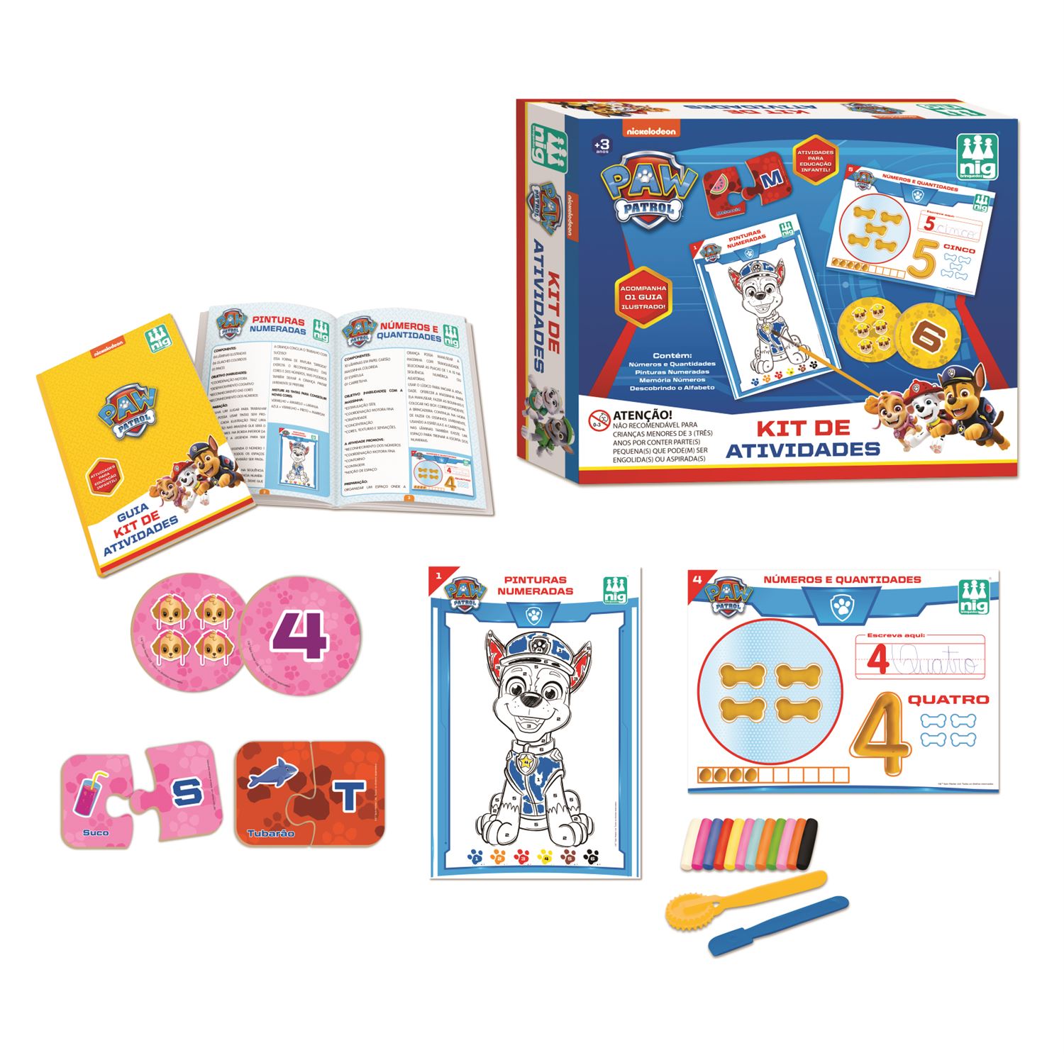 Kit 4 Brinquedos De Atividades Para Bebê De 1 Ano