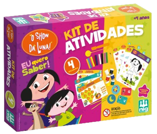 Kit de Atividades - Show da Luna - Nig Brinquedos