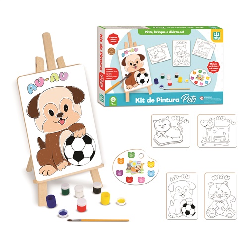 Kit de Pintura Pets - Nig Brinquedos