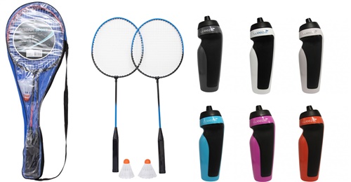 Kit de Raquete Badminton + Squeeze Sport