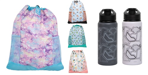 Kit Ecobag Sortida + Squeeze Geométrico Alumínio