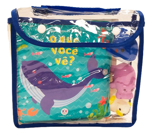 Kit Livro de Banho - O Que Você Vê - Ciranda Cultural