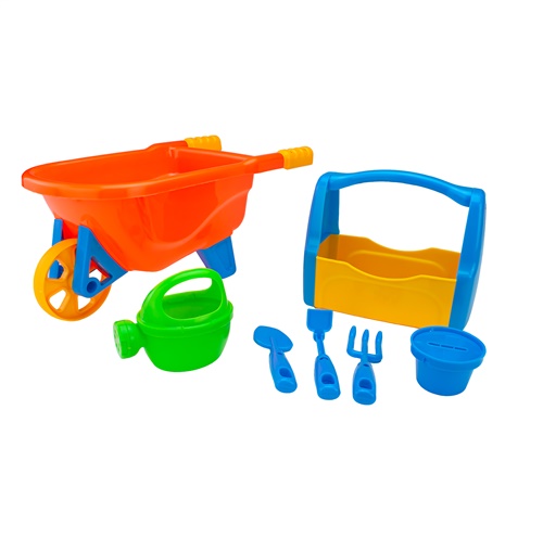 Kit Meu Jardim com Carriola e Acessórios - BS Toys