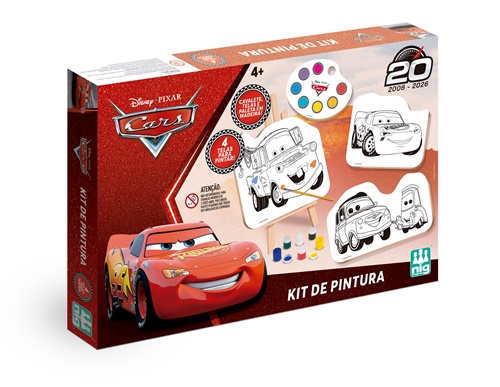 Kit Pintura Cars Disney - Nig Brinquedos