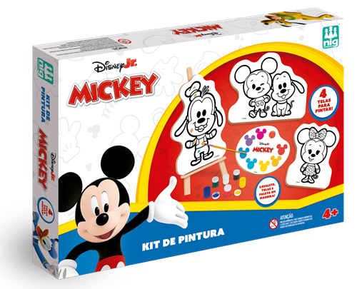 Kit Pintura Mickey - Nig Brinquedos