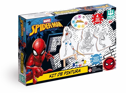 Kit Pintura Spider Man Marvel - Nig Brinquedos