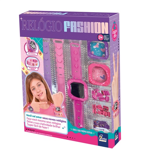 Kit Relógio Fashion Infantil - Fenix