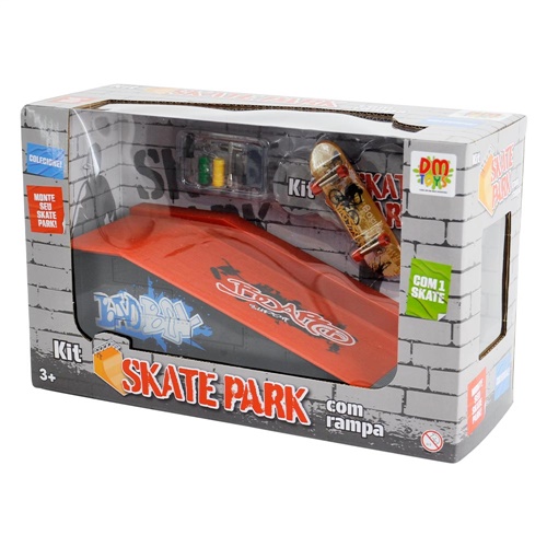 Kit Skate Park com Rampa - DM Toys