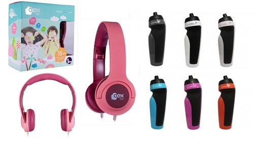 Kit Squeeze Sport + Headphone Rosa