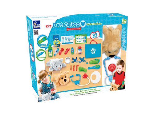 Kit Veterinário 23 peças - Fenix
