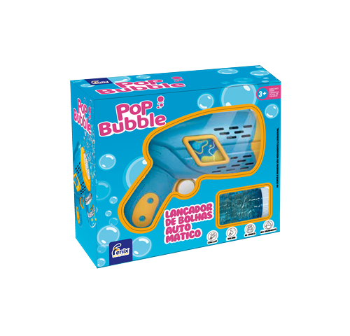 Lançador Automático de Bolhas de Sabão Pop Bubble - Fenix