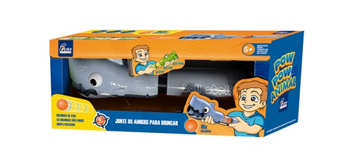 Lançador De Bolinhas - Pow Pow Tubarão - Fenix