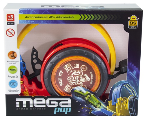 Lançador Mega Pop - BS Toys