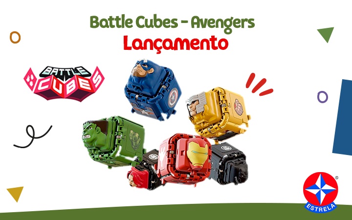 Lançamento - Battle Cubes Avengers Lançamento - Battle Cubes Avengers