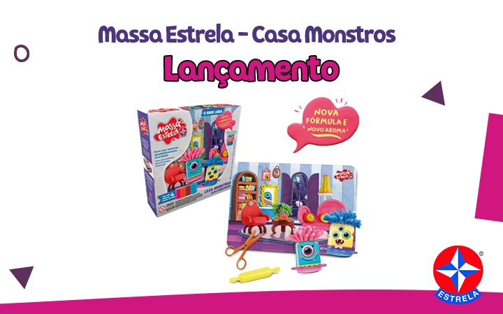 Lançamento - Casa dos Monstros - Massa Estrela