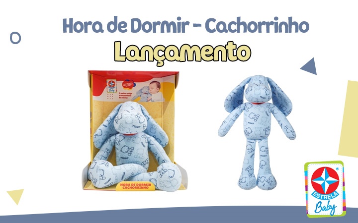 Lançamento - Hora de Dormir - Cachorrinho Lançamento - Hora de Dormir - Cachorrinho