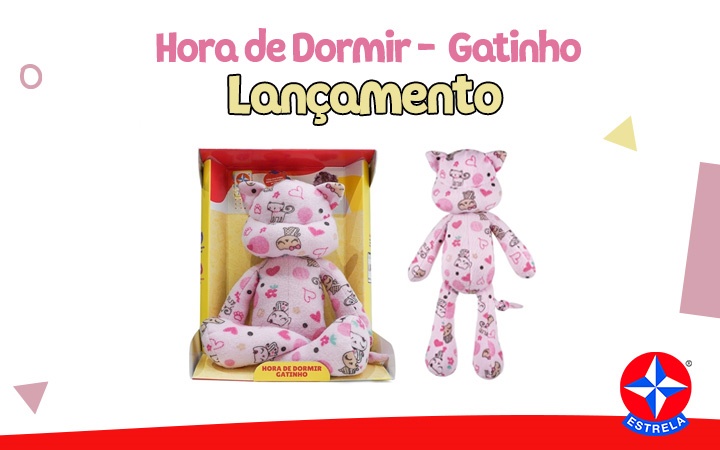 Lançamento - Hora de Dormir - Gatinho  Lançamento - Hora de Dormir - Gatinho