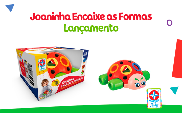 Lançamento - Joaninha Encaixe as Formas