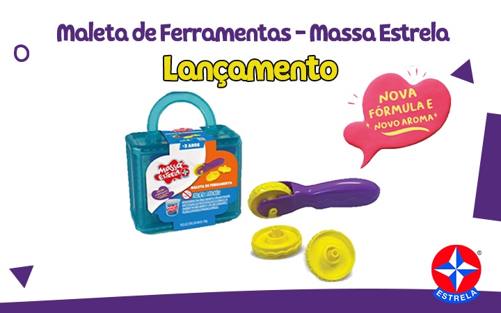 Lançamento: Maleta Ferramenta - Massa Estrela