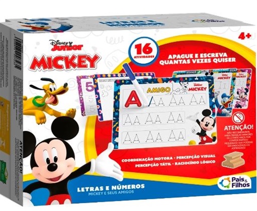 Letras e Números - Mickey e Seus Amigos - Pais e Filhos