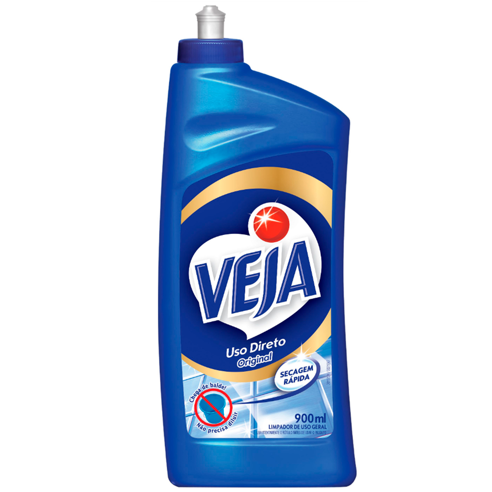 LIMPADOR VEJA LIMPEZA PESADA USO DIRETO ORIGINAL | CAIXA C/ 6X900ML