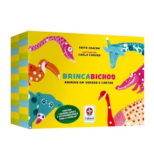 Livro Brincabichos: Animais em Versos e Cartas - Estrela Cultural