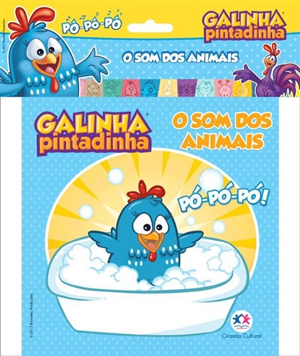 Livro de Banho O Som dos Animais - Galinha Pintadinha - Ciranda Cultural
