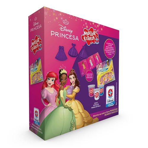 Livro Disney Princesas Com Massa Estrela - Estrela