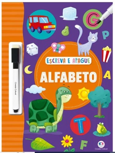 Livro Escreva e Apague Alfabeto Divertido - Ciranda Cultural