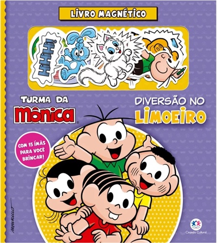 Livro Magnético Turma da Mônica - Diversão no Limoeiro - Ciranda Cultural