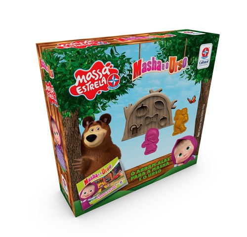 Livro Abram Alas Para Masha e o Urso com Massa Estrela - Estrela