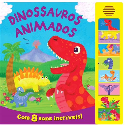 Livro Sonoro - Dinossauros Animados - Ciranda Cultural