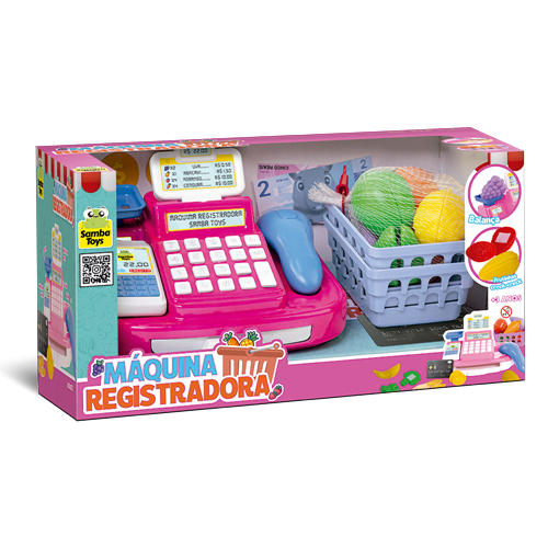 Máquina  Registradora Infantil - Samba Toys