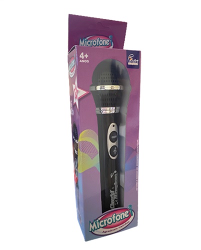 Microfone Infantil Preto - Fenix