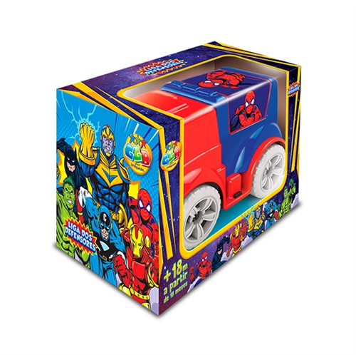 Carrinho Mini Defensor Vermelho II - GGB Brinquedos