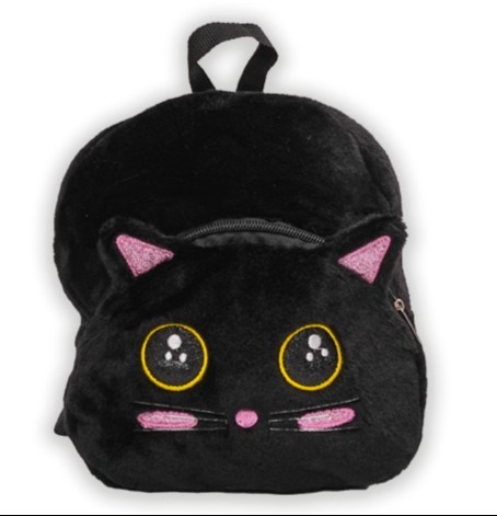 Mini Mochila Pelúcia Gatinho - Polibrinq