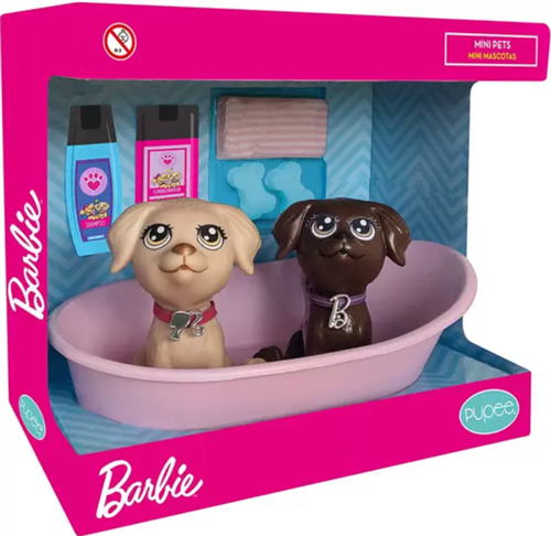 Mini Pets da Barbie - Hora do Banho - Pupee