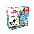 Mini Quebra-Cabeça Mickey - Madeira - Brasilflex