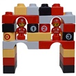Mochilinha Mega Bricks Bombeiros - Pais e Filhos