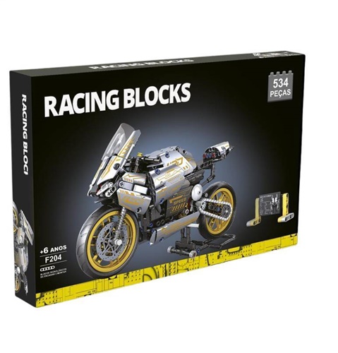 Racing Blocks - Moto Sport Escala 1:10 - Yes Toys