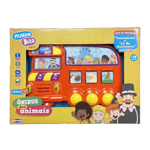 Ônibus Animal - Mundo Bita - Yes Toys
