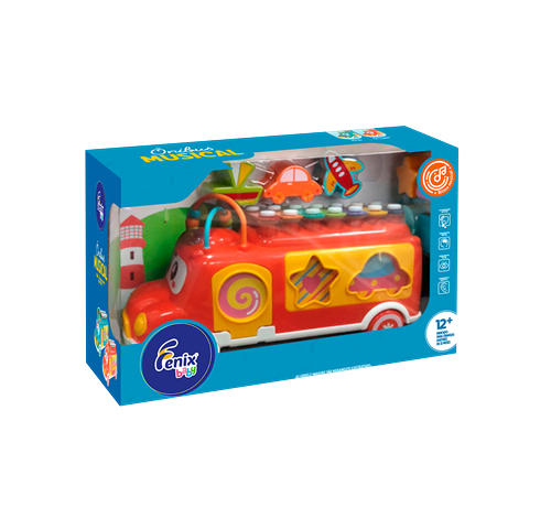 Ônibus Musical Vermelho - Fenix