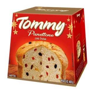 PANETTONE FRUTAS TOMMY 18X400G