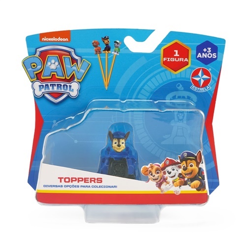 Patrulha Canina - Topper Unitário - Chase Big Truck - Estrela