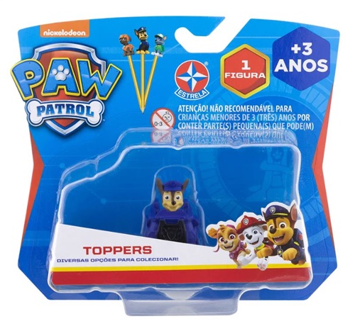 Patrulha Canina - Topper Unitário - Chase Big Truck - Estrela
