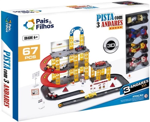 Pista Garagem com 3 Andares - Pais e Filhos