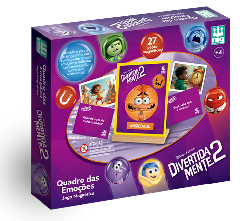 Quadro Das  Emoções - Divertidamente - Nig Brinquedos