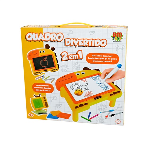 Quadro Divertido 2 em 1 - DM Toys