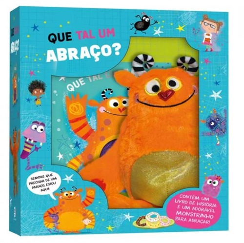 Que Tal Um Abraço? Livro + Pelúcia - Ciranda Cultural